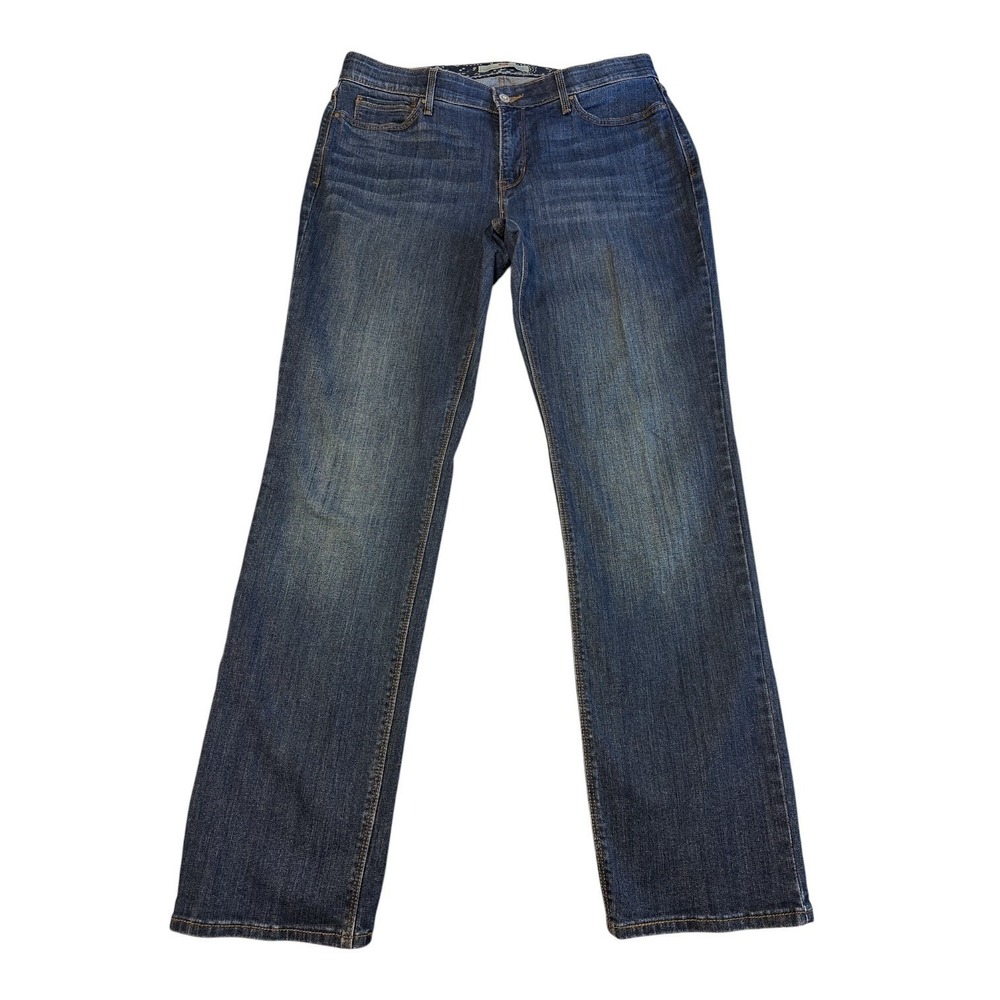 Levis 525 Women Perfect Waist Straight Leg 14 Classic Dark Wash Mid Rise Stretch